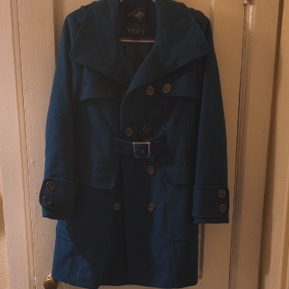 Women's Blue Peacoat